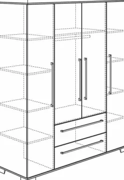 Kleiderschrank PAIDI KIRA