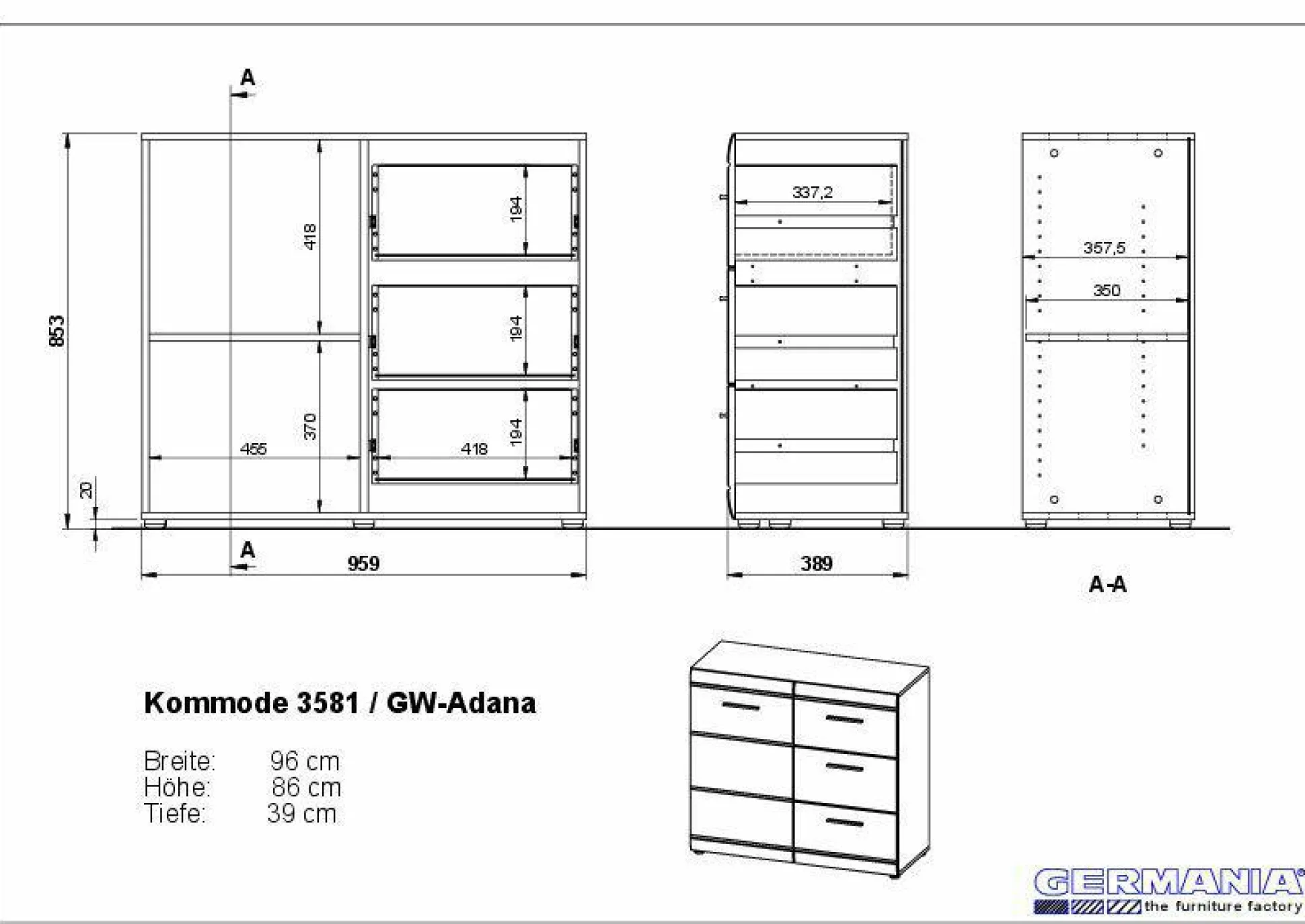 Kommode HARPER GREIFSWALD