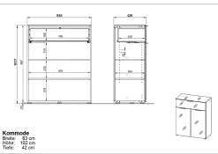 Kommode HARPER GUNJUR