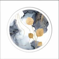 Kunstdruck BLUE MEETS GOLD II