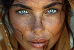 Leinwandbild GREEN EYES ORIENT