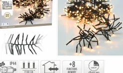 Lichterkette BLACK CLUSTER LED