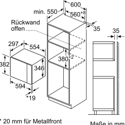 Mikrowelle Bosch BFL520MB0