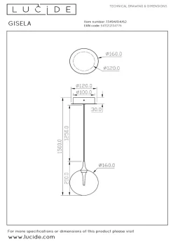 Pendelleuchte GISELA