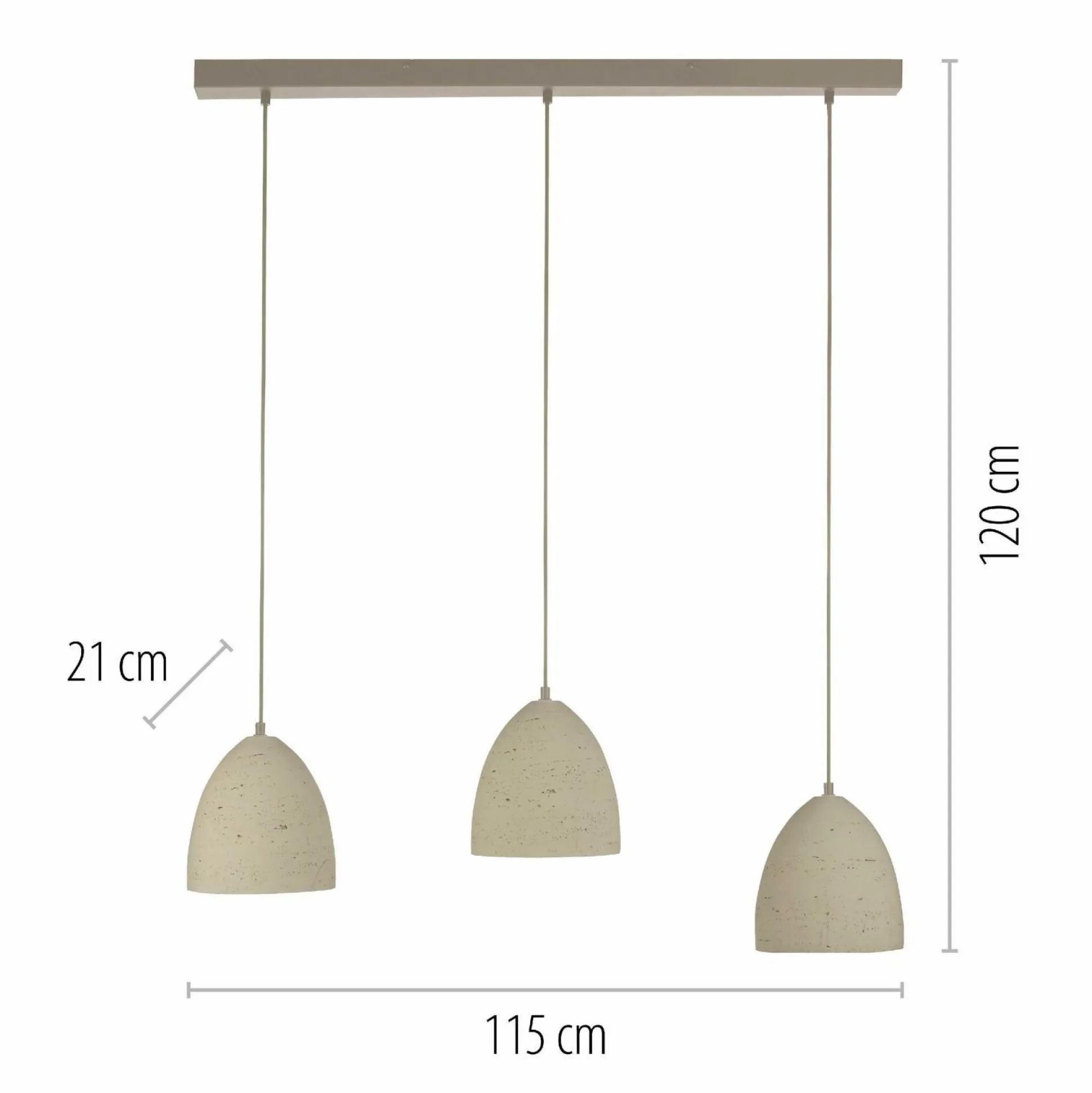 Pendelleuchte SCHÖNER WOHNEN TRAVENTA