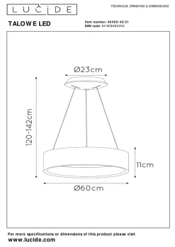 Pendelleuchte TALOWE LED