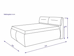 Polsterbett vito MELODY