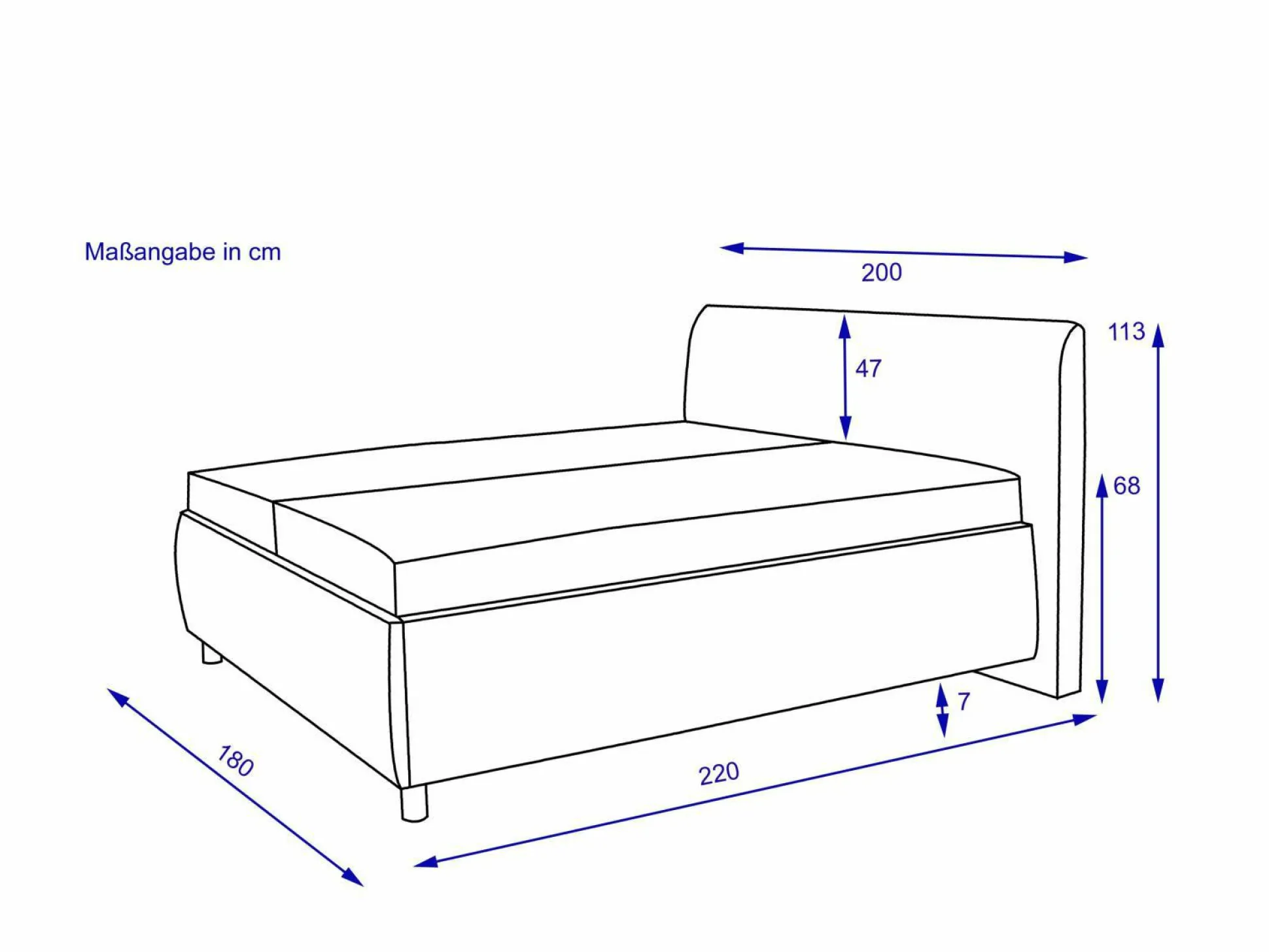 Polsterbett vito PALLAS