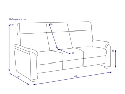 Polstergarnitur SYSTEMPOLSTER PAULA