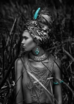 Poster IN THE BUSH BLUE