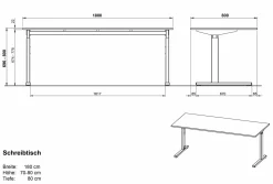 Schreibtisch PROFI 2.0