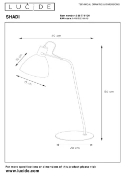 Schreibtischleuchte SHADI