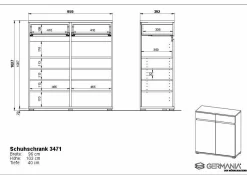 Schuhschrank HARPER GENT