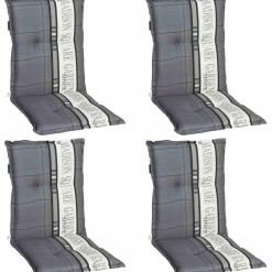Sesselauflage nieder 4er-Set