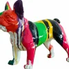 Skulptur BUNTE BULLDOGGE