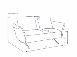 Sofa 2 Sitzer KOINOR VINETO
