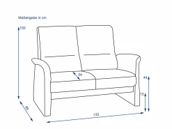 Sofa himolla 2 Sitzer BODENSEE 1