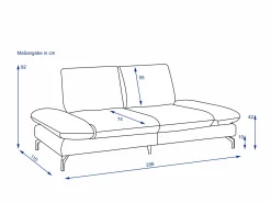 Sofa 2-Sitzer PACIFIC