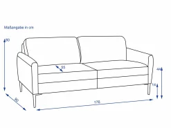 Sofa Sofamanufaktur 2 Sitzig WALLACE