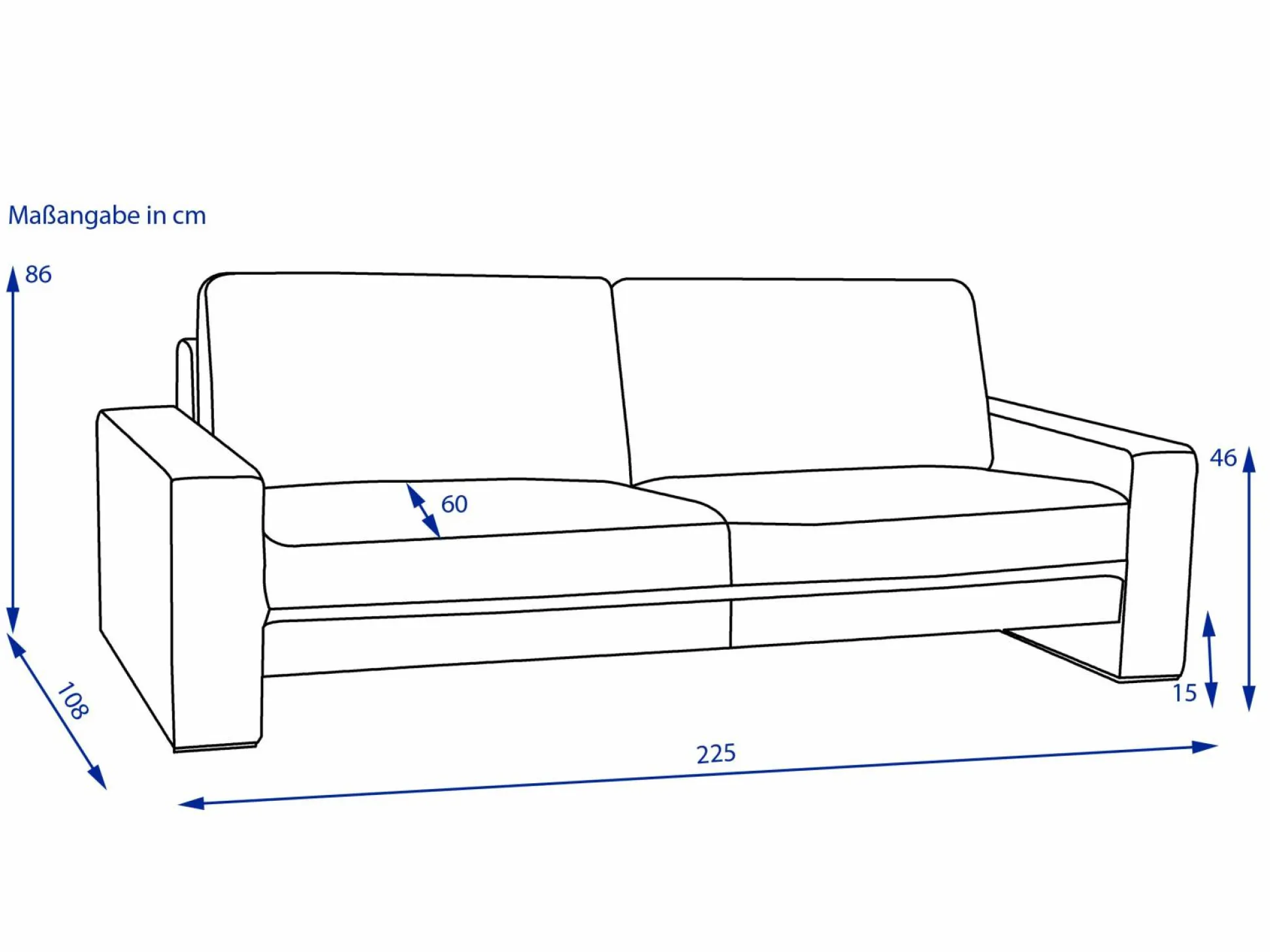 Sofabank ROLF BENZ EGO 011