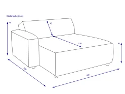 Sofaelement SANSIBAR KARLSHAM