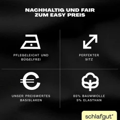 Spannbettlaken EASY Jersey