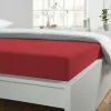 Spannbettlaken Jersey rot