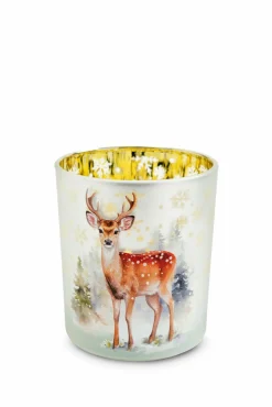 Teelichthalter Waldlandschaft