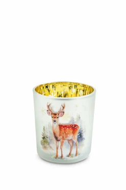 Teelichthalter Waldlandschaft