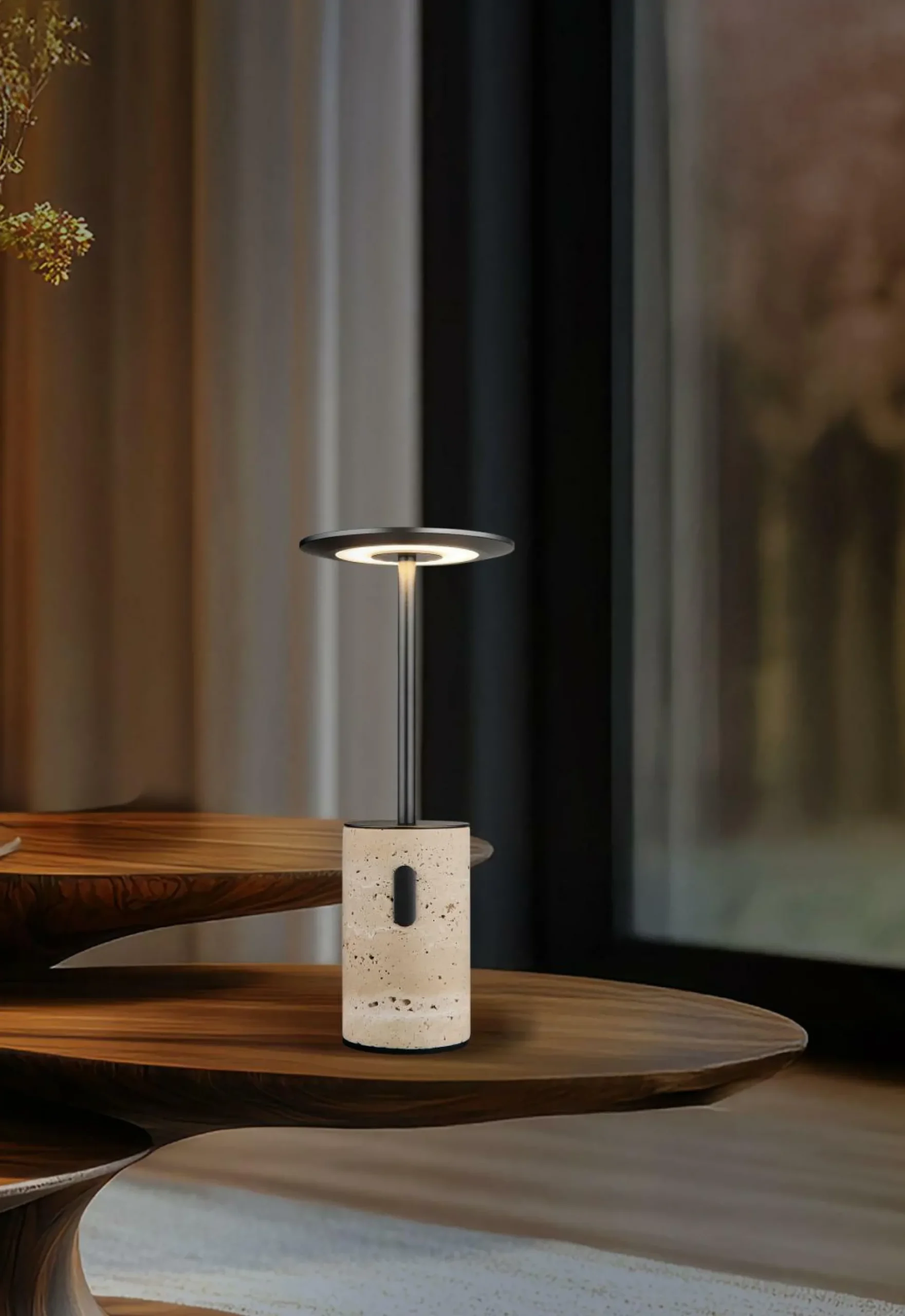 Tischleuchte TRAVERTIN