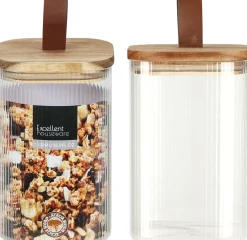 Vorratsdose GLAS/BAMBUS