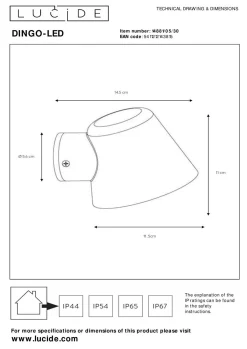 Wandleuchte DINGO-LED