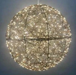 Weihnachtskugel LED GOLDEN TWIST