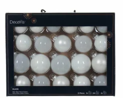 Weihnachtskugel-Box MIDI WINTERWEISS