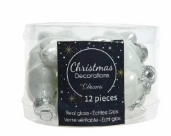 Weihnachtskugel-Box Sterne WINTERWEISS