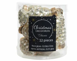 Weihnachtskugel-Box Zapfen PERLE